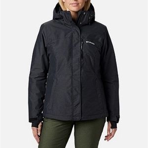 Black Columbia ski or snowboard jacket -  alpine action Omni-heat size small